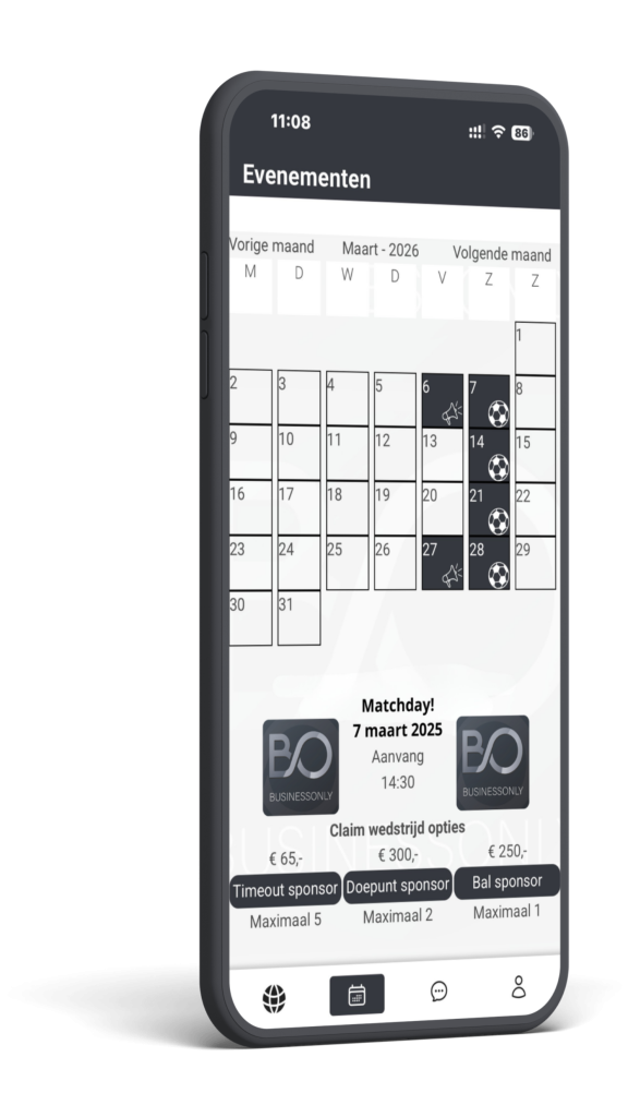 evenementen kalender telefoon